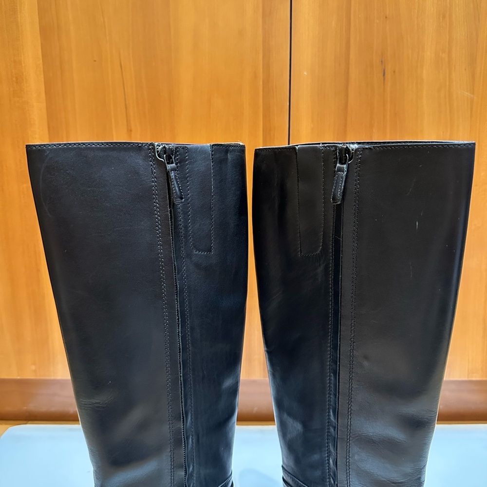 NWOT Cole Haan Knee-High Boots w/ Classic Ankle Strap Detail - Picture 10 of 12